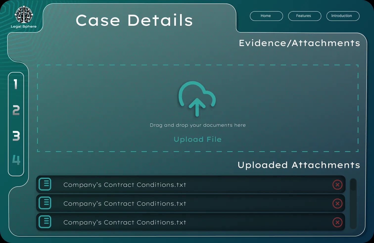 legalsphere: evidence board new 3