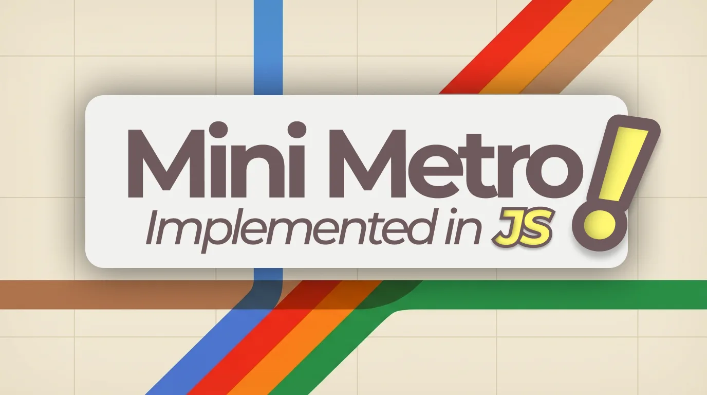 Mini Metro JS screenshot 1